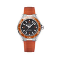 OMEGA Seamaster Planet Ocean 600M 42mm - Black and Orange on Orange Rubber Strap