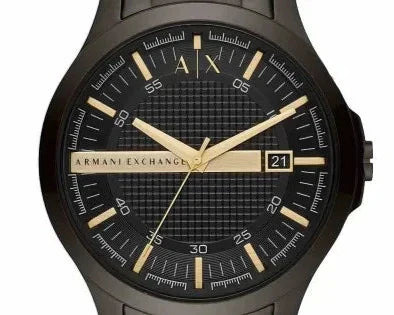 Armani Exchange Hampton AX2413 Men's Chronograph – Black Dial with Black Stainless Steel Strap