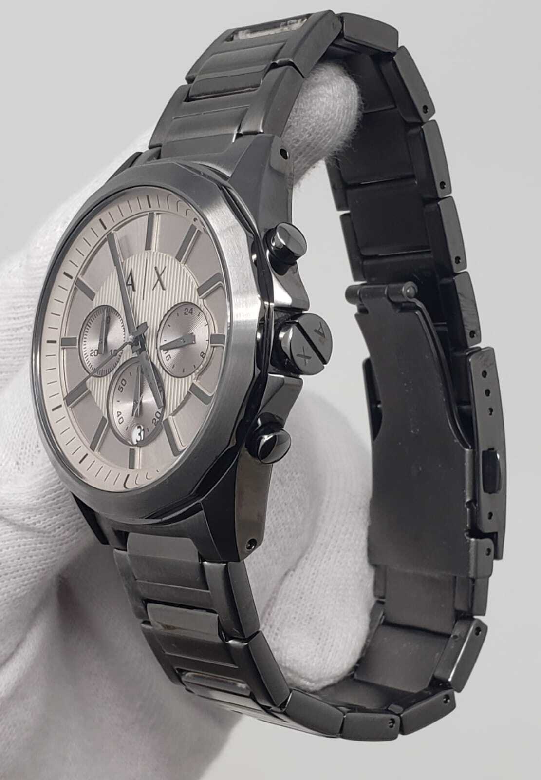 Armani Exchange Drexler AX2603 Men's Chronograph Watch – Grey Dial with Stainless Steel Bracelet